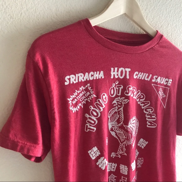Ripple Junction | Red Sriracha Logo Graphic Shirt - Picture 3 of 6
